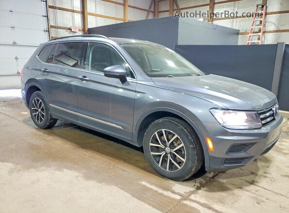 3VV2B7AX3MM097335 2021 VOLKSWAGEN TIGUAN Серый Передняя правая четверть