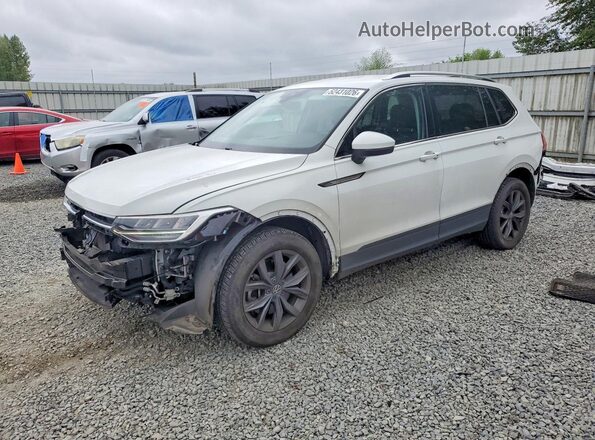 3VV2B7AX3NM043597 2022 VOLKSWAGEN TIGUAN Белый Передняя левая четверть