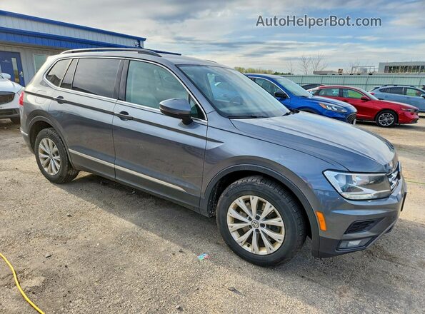 3VV2B7AX4JM026947 2018 VOLKSWAGEN TIGUAN Gray Передня права чверть