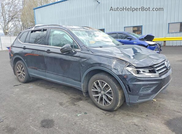 3VV2B7AX4KM192709 2019 VOLKSWAGEN TIGUAN Черный Передняя правая четверть