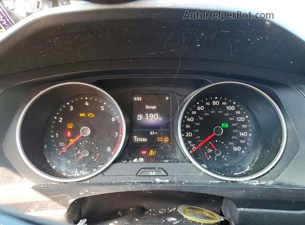 3VV2B7AX4KM192709 2019 VOLKSWAGEN TIGUAN Черный Вид щитка приборов