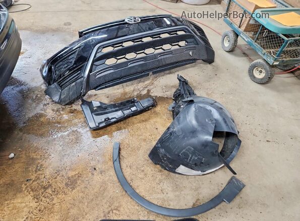 3VV2B7AX5KM145527 2019 VOLKSWAGEN TIGUAN Синий Вид наклейки с VIN-кодом