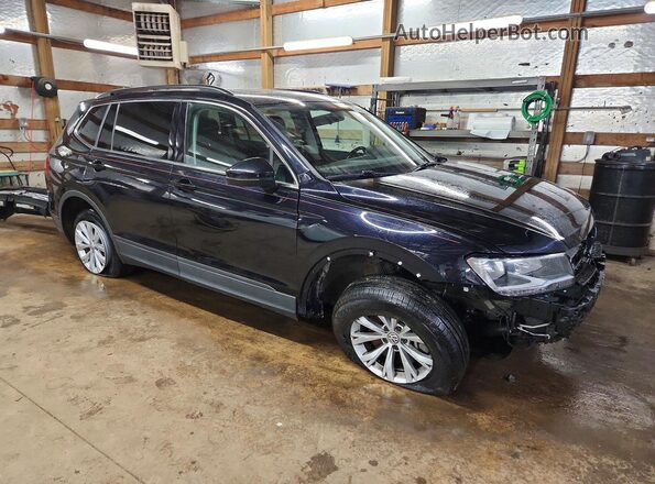 3VV2B7AX5KM145527 2019 VOLKSWAGEN TIGUAN Синий Передняя правая четверть