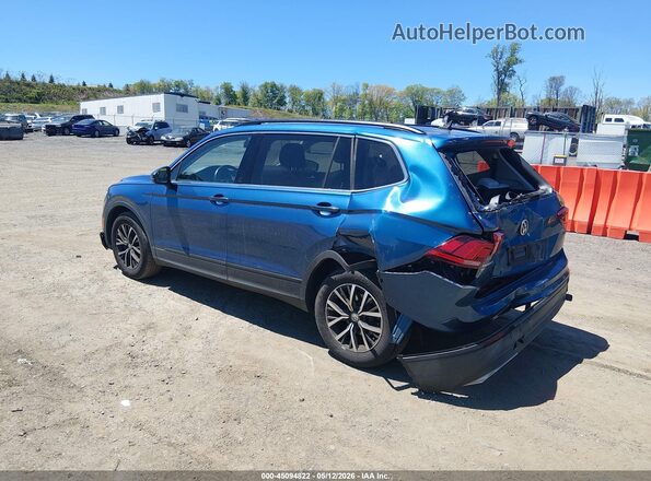 3VV2B7AX6KM007060 2019 VOLKSWAGEN TIGUAN Dark Blue Задняя левая четверть