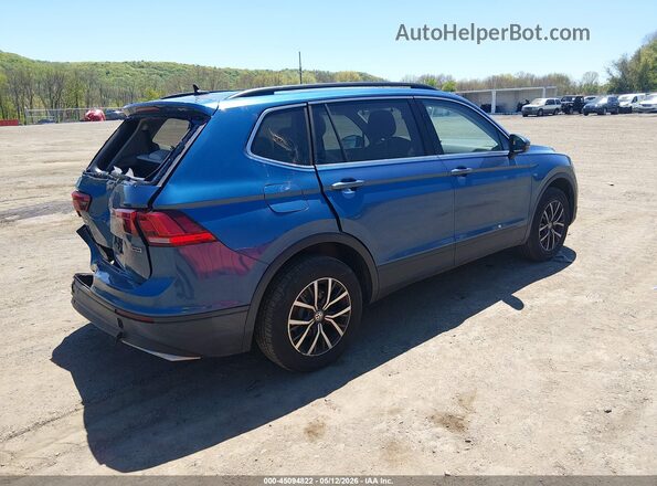 3VV2B7AX6KM007060 2019 VOLKSWAGEN TIGUAN Dark Blue Задняя правая четверть