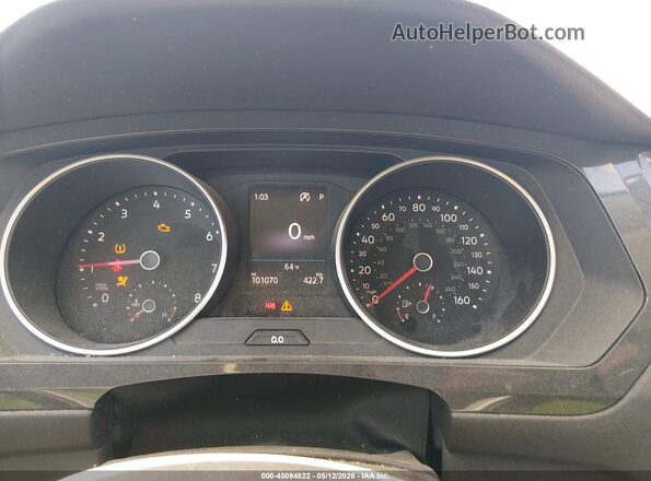 3VV2B7AX6KM007060 2019 VOLKSWAGEN TIGUAN Dark Blue Вид задних сидений