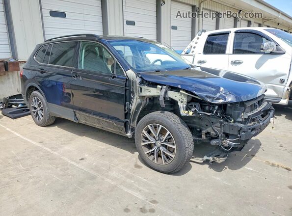 3VV2B7AX6KM182862 2019 VOLKSWAGEN TIGUAN Черный Передняя правая четверть
