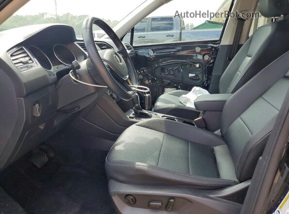 3VV2B7AX6KM182862 2019 VOLKSWAGEN TIGUAN Черный Вид салона спереди