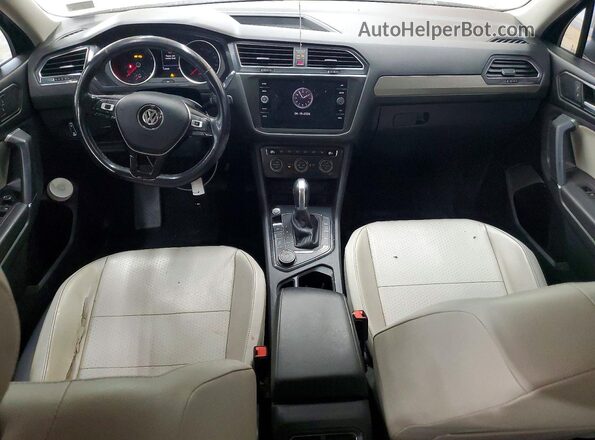 3VV2B7AX7JM122815 2018 VOLKSWAGEN TIGUAN Синий Вид панели приборов