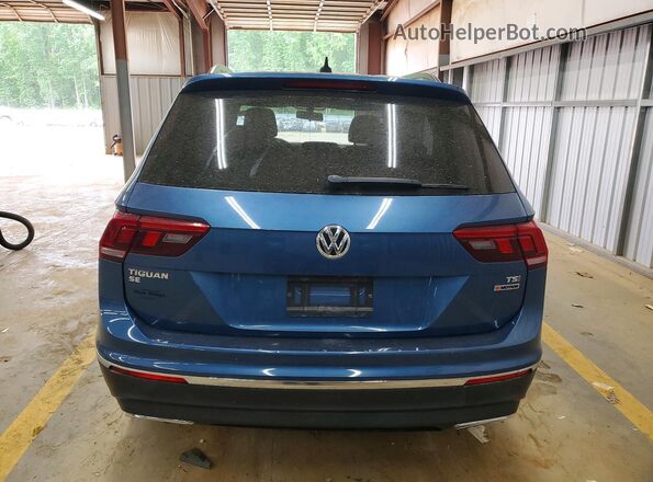 3VV2B7AX7JM122815 2018 VOLKSWAGEN TIGUAN Синий Вид сзади