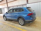 2018 Volkswagen Tiguan Se Синий vin: 3VV2B7AX7JM122815