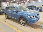2018 Volkswagen Tiguan Se Синий vin: 3VV2B7AX7JM122815