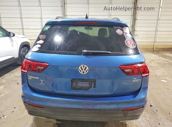3VV2B7AX7KM005981 2019 VOLKSWAGEN TIGUAN Blue Vista trasera