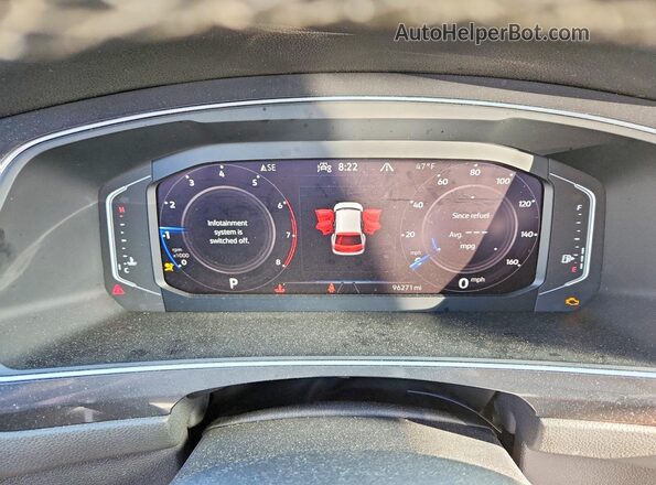 3VV2B7AX7MM008060 2021 VOLKSWAGEN TIGUAN Черный Вид щитка приборов