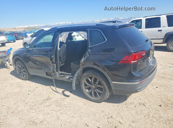 3VV2B7AX7NM047121 2022 VOLKSWAGEN TIGUAN Black Задня ліва чверть