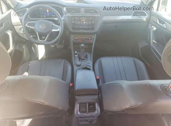 3VV2B7AX7NM047121 2022 VOLKSWAGEN TIGUAN Black Вид панелі приладів