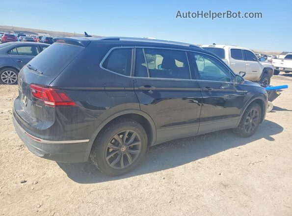 3VV2B7AX7NM047121 2022 VOLKSWAGEN TIGUAN Black Задня права чверть