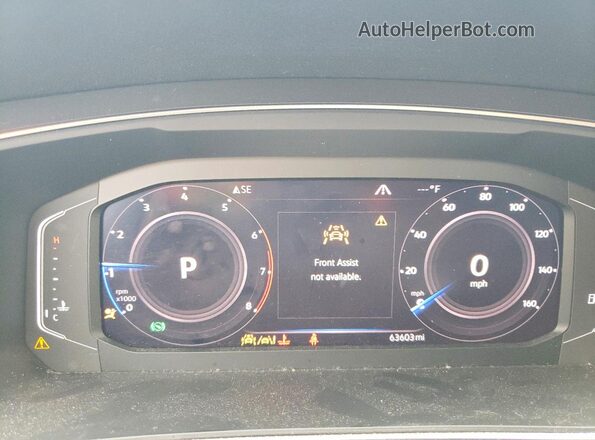 3VV2B7AX8LM182086 2020 VOLKSWAGEN TIGUAN Gray Widok zestawu wskaźników