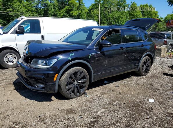 3VV2B7AX8MM057252 2021 VOLKSWAGEN TIGUAN Черный Передняя левая четверть