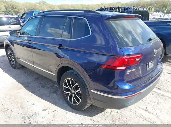 3VV2B7AX8MM077517 2021 VOLKSWAGEN TIGUAN Синий Задняя левая четверть