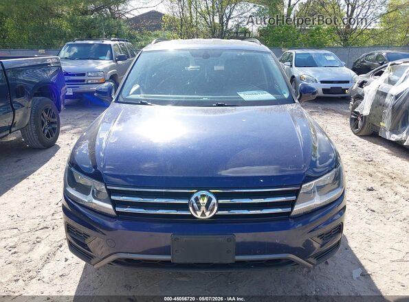 3VV2B7AX8MM077517 2021 VOLKSWAGEN TIGUAN Синий Вид щитка приборов