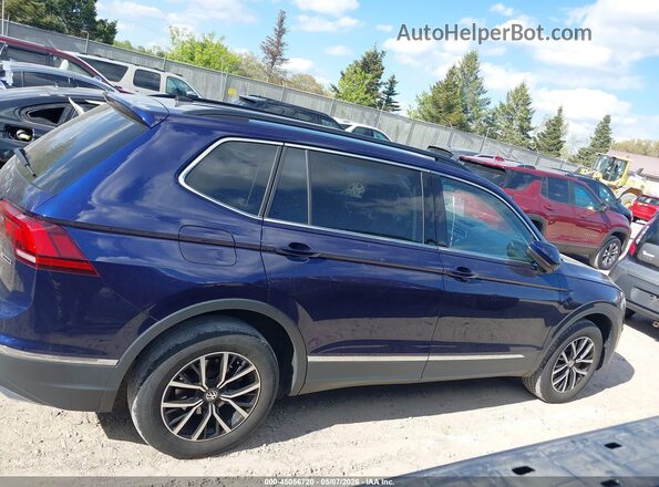 3VV2B7AX8MM077517 2021 VOLKSWAGEN TIGUAN Синий Вид задней части салона