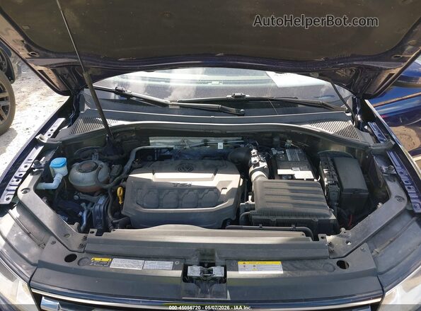 3VV2B7AX8MM077517 2021 VOLKSWAGEN TIGUAN Синий Вид сзади