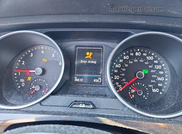 3VV2B7AX8MM154130 2021 VOLKSWAGEN TIGUAN Серый Вид щитка приборов