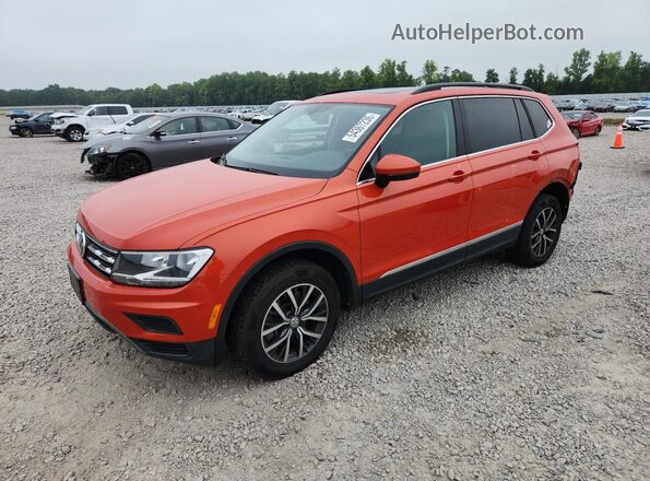 3VV2B7AX9JM190176 2018 VOLKSWAGEN TIGUAN Orange Przód lewy
