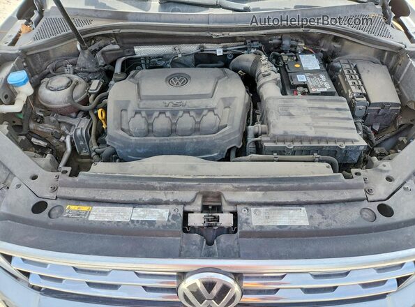 3VV2B7AX9KM096414 2019 VOLKSWAGEN TIGUAN Серебряный Вид задней части салона