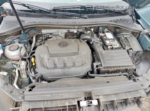 3VV2B7AX9KM159723 2019 VOLKSWAGEN TIGUAN Синий Вид задней части салона