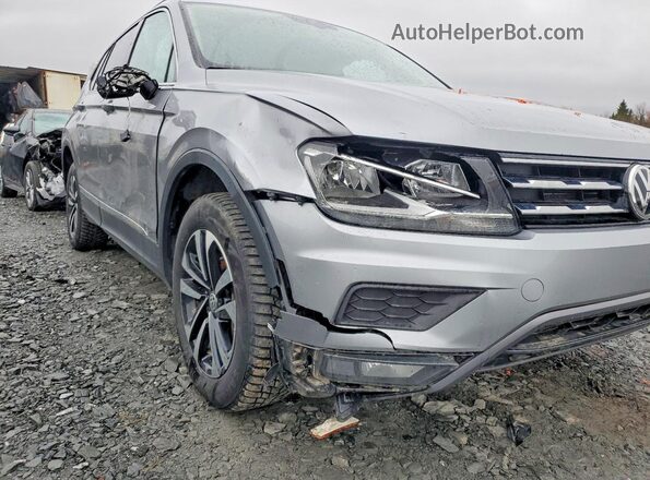 3VV2B7AXXMM077258 2021 VOLKSWAGEN TIGUAN Серый Вид наклейки с VIN-кодом