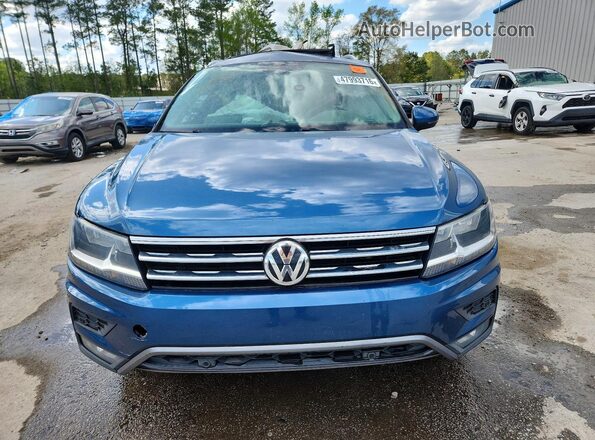 3VV3B7AX0KM102427 2019 VOLKSWAGEN TIGUAN Синий Вид спереди