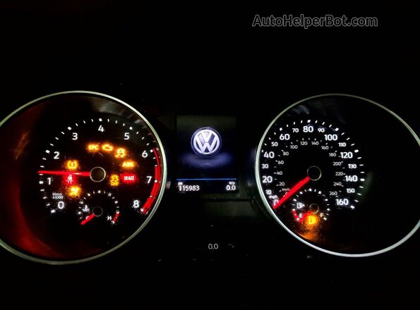 3VV3B7AX0LM058818 2020 VOLKSWAGEN TIGUAN Серый Вид щитка приборов