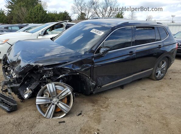 3VV3B7AX0MM023682 2021 VOLKSWAGEN TIGUAN Черный Передняя левая четверть