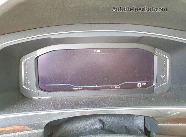 3VV3B7AX0MM023682 2021 VOLKSWAGEN TIGUAN Черный Вид щитка приборов