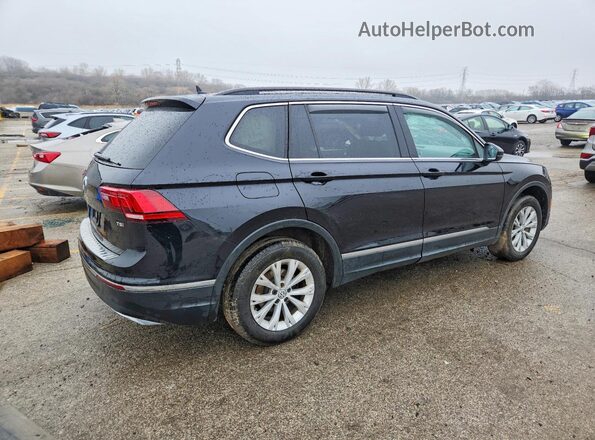 3VV3B7AX1JM081148 2018 VOLKSWAGEN TIGUAN Black Задня права чверть
