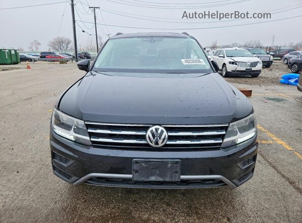 3VV3B7AX1JM081148 2018 VOLKSWAGEN TIGUAN Black Вид спереду