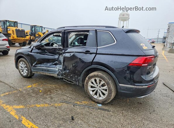 3VV3B7AX1JM081148 2018 VOLKSWAGEN TIGUAN Black Задня ліва чверть