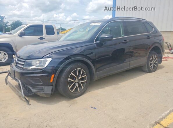 3VV3B7AX1KM075206 2019 VOLKSWAGEN TIGUAN Черный Передняя левая четверть