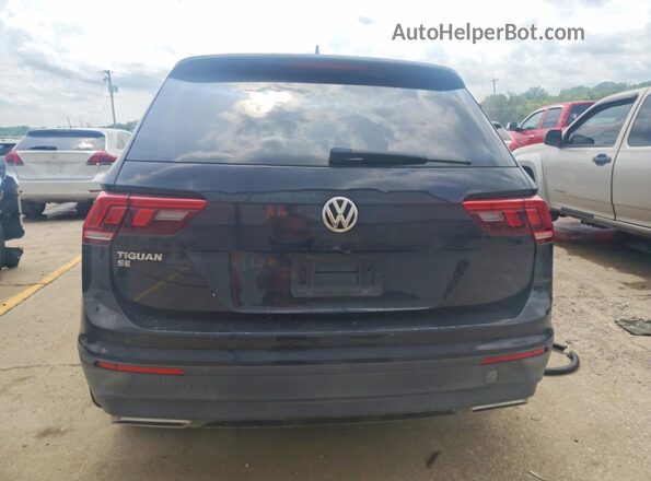 3VV3B7AX1KM075206 2019 VOLKSWAGEN TIGUAN Черный Вид сзади