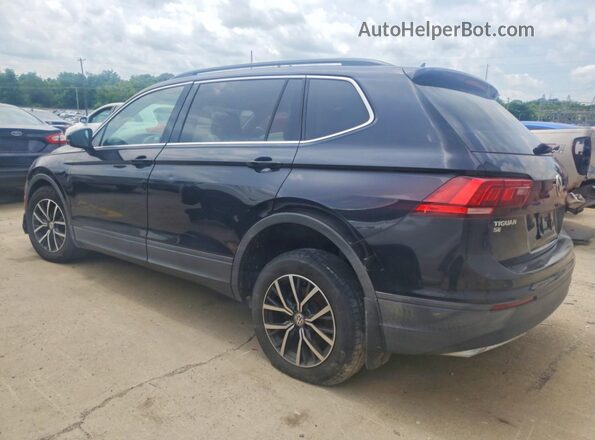 3VV3B7AX1KM075206 2019 VOLKSWAGEN TIGUAN Черный Задняя левая четверть