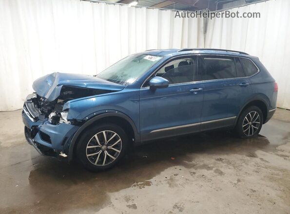 3VV3B7AX1LM129735 2020 VOLKSWAGEN TIGUAN Синий 