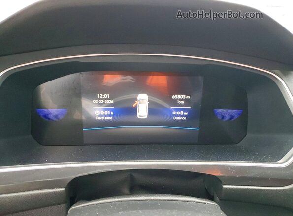 3VV3B7AX1RM043950 2024 VOLKSWAGEN TIGUAN Белый Вид щитка приборов