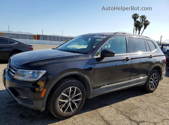 3VV3B7AX3LM098178 2020 VOLKSWAGEN TIGUAN Черный Передняя левая четверть
