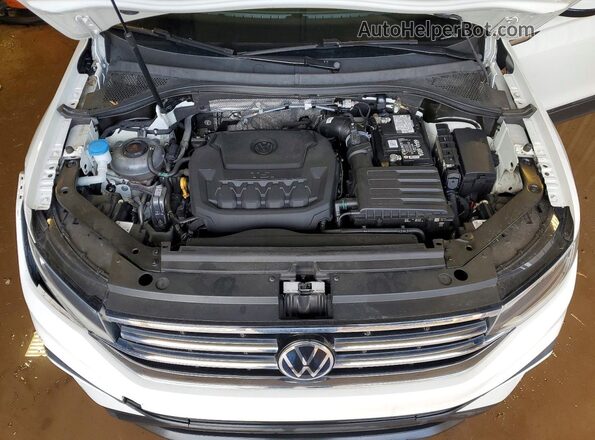 3VV3B7AX4NM073728 2022 VOLKSWAGEN TIGUAN Белый Вид подкапотного пространства