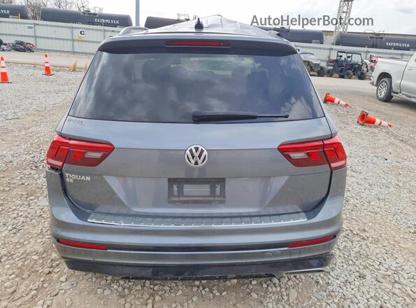 3VV3B7AX5LM125137 2020 VOLKSWAGEN TIGUAN Gray Вид ззаду