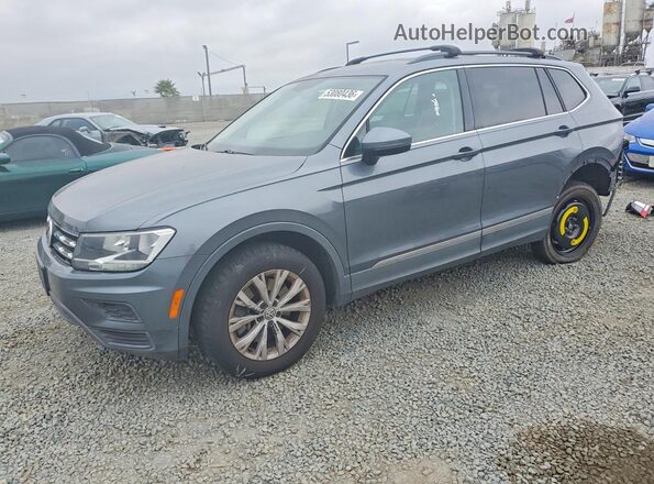 3VV3B7AX6JM048677 2018 VOLKSWAGEN TIGUAN Gray Передня ліва чверть