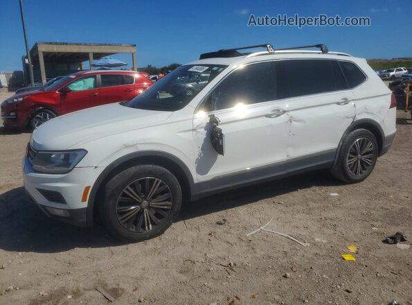 3VV3B7AX6JM150061 2018 VOLKSWAGEN TIGUAN Белый Передняя левая четверть