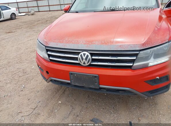 3VV3B7AX6KM123377 2019 VOLKSWAGEN TIGUAN Orange Вид спереду